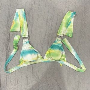 tie dye bikini top